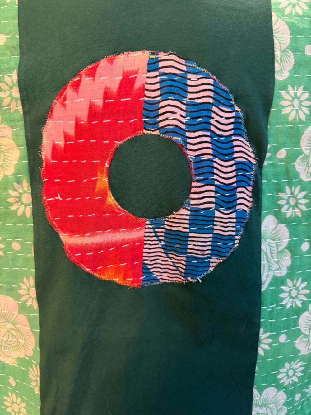 Handcrafted Upcycled PHISH Kantha Tunic NWT One Size - Picture 16 of 16